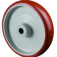 Polyurethane wheel, Ø 80 mm, width: 28 mm, 100 kg