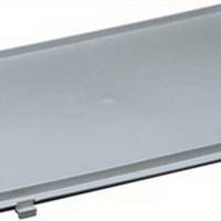 Lid with hinge gray L.600xW.400mm for transport/stacking container