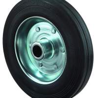 Rubber wheel, Ø 100 mm, width: 30 mm, 70 kg