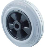 Rubber wheel, Ø 160 mm, width: 40 mm, 135 kg