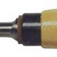 Carpenter's chisel B.28mm hornbeam handle with 2 steel ferrules CHERRIES