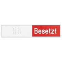 Türschild Frei-Besetz-Anzeige deutsch 102x27,4mm al selbstkl. BS0117
