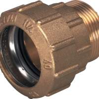 Brass Pe screw connection Ag 1