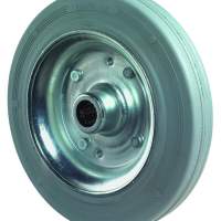 Rubber wheel, Ø 80 mm, width: 26 mm, 50 kg