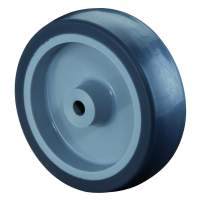 Rubber wheel, Ø 100 mm, width: 24 mm, 55 kg