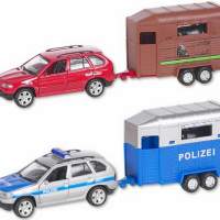 MW D/C vehicle with horse trailer 1:43, 1 piece