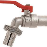 Ball outlet valve Geka 1/2 Nickel-plated
