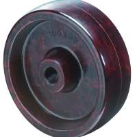 Heat-resistant wheel from -40°C to +350°C, Ø100mm, width 35mm, 250kg