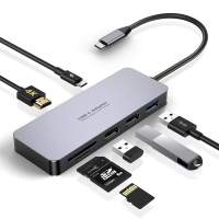 Adapter USB-C HUB 7-in-1 USBC, USB 3.0, 2xUSB 2.0, HDMI 4K