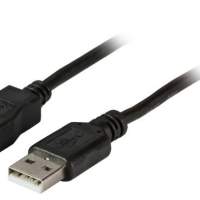 USB 2.0 extension cable Classic USB A male to USB A female black 50 cm
